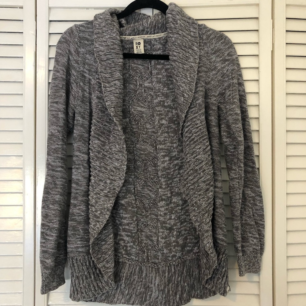 Grey cardigan